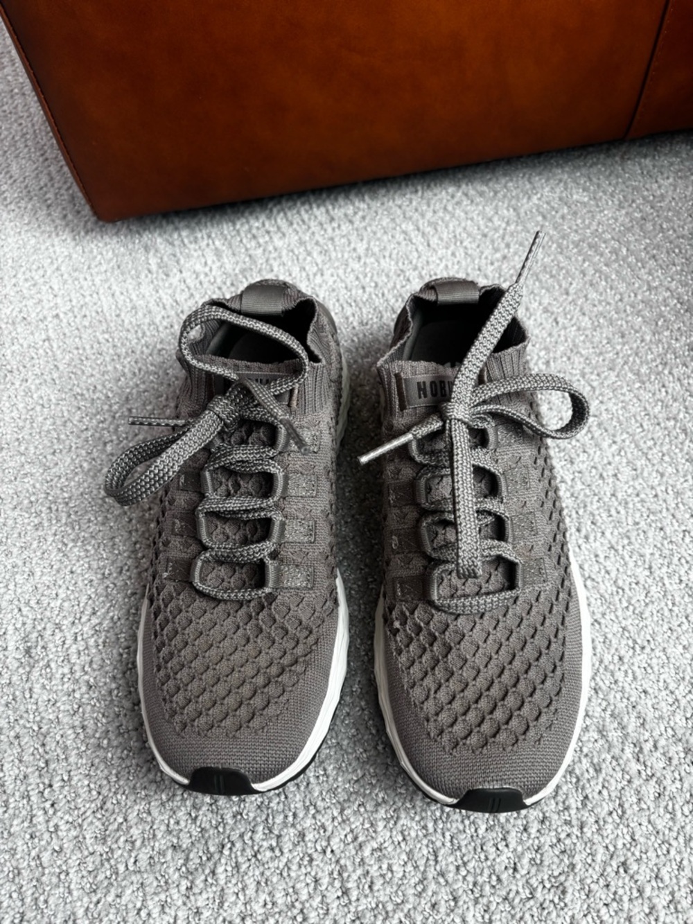 NOBULL Gray Knit Athletic Shoes